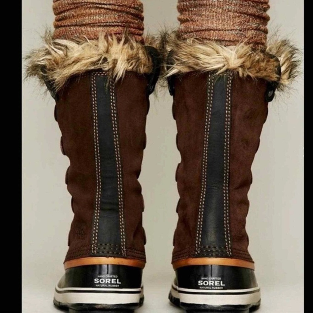 SOREL WOMENS BROWN TOBACCO JOAN OF ARCTIC SNOW BOOTS WOMENS 7.5 - Picture 3 of 9